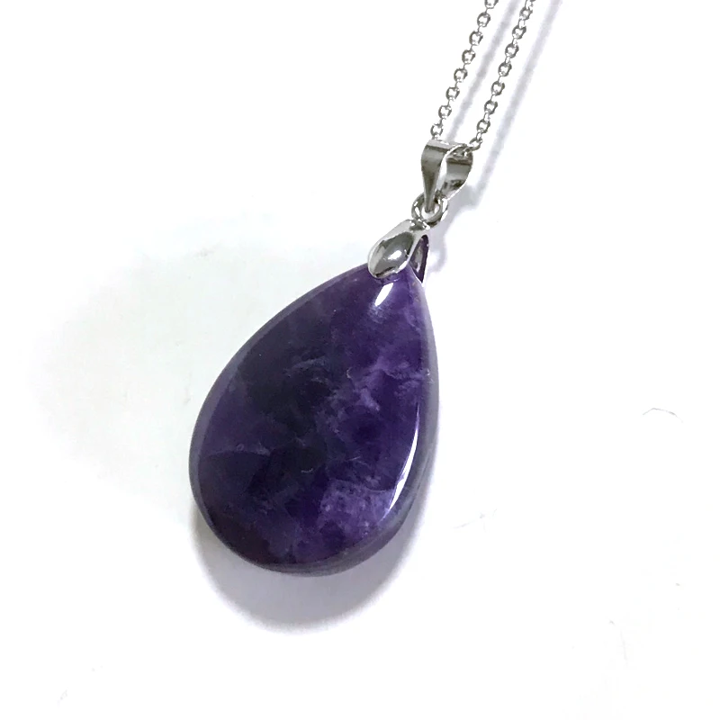 Ciondolo Con Ametista In Sacchetto Catena - Foto 10