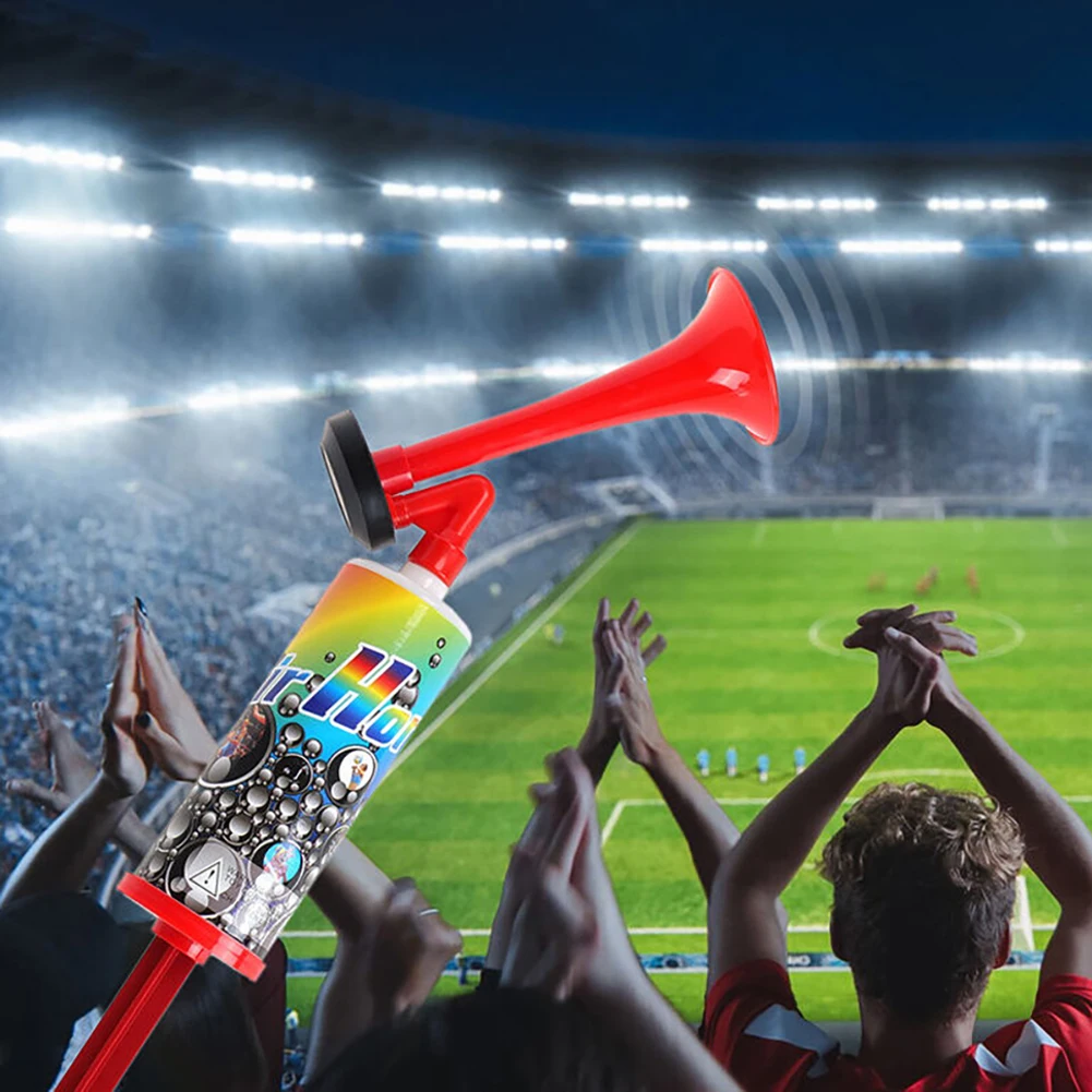 Reusable Handheld Air Horn for Sports Events and Parties Portable Eco-Friendly Air Pressure Trumpet Pump