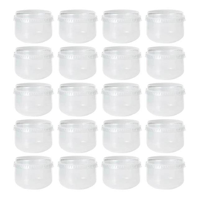 Cups Cup Jar Yogurt With Jars Dessert Clear Disposable Plastic Lid Glass  Pudding Go Smoothie Container