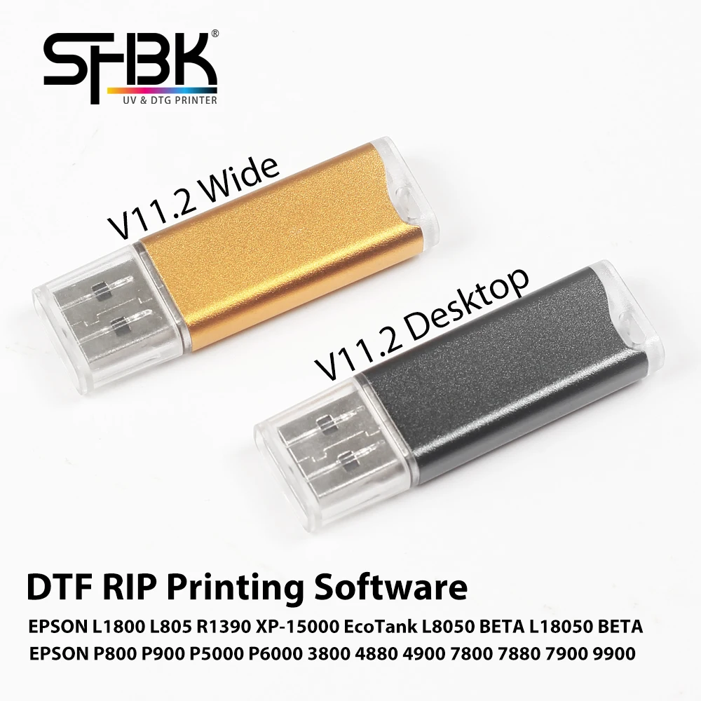 Epson DTF RIP10.5 print roll software 10.3 9.03 ver11.2 USB dongle Used for L1800 L805 R1390 UV printer EcoTank L8050 BETA P800