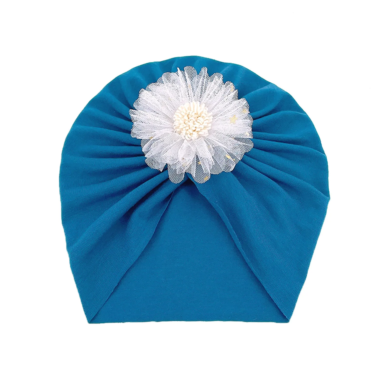 Baby Girl Hat Toddler Infant Kids Boys Girls Stretch Soild Flower Breathable Hat Caps Headwear Summer Hats for Baby Boys