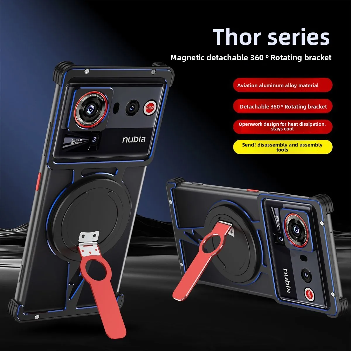 Ultra Clear Magnetic Aluminum Alloy Shockproof Bumper Case