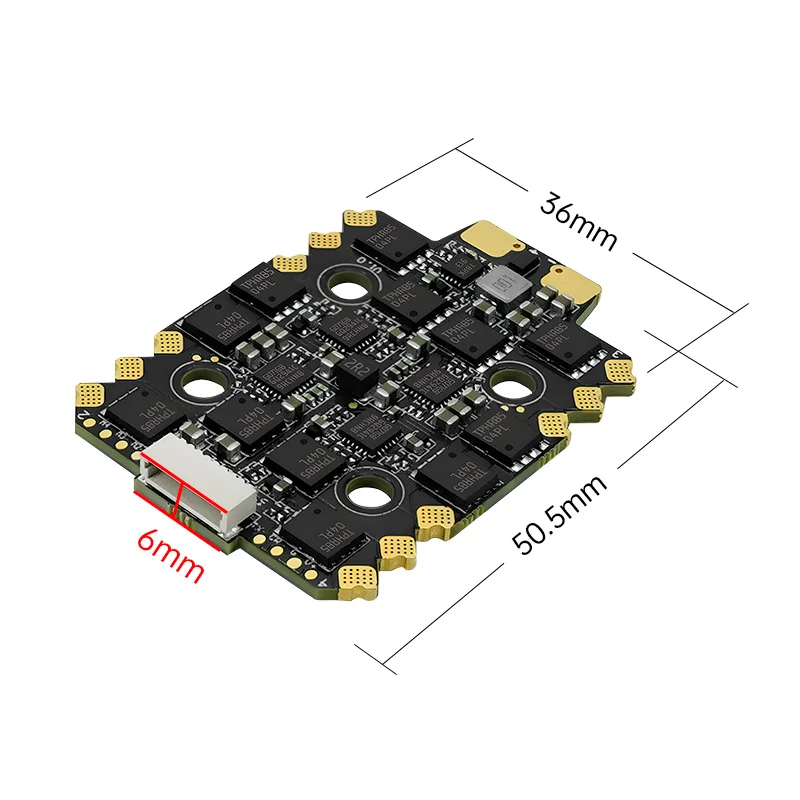 SEQURE E70 G1 4-in-1 ESC 2-8S 70A 128K ESC with 20mm Mounting Hole Spacing Suitable for FPV Racing Drone Racing & Freestyle UAV