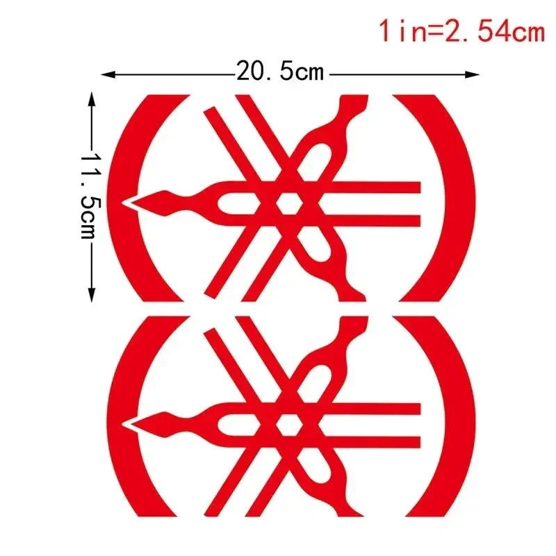 Yamaha Laser Reflective Stickers Motorcycle Helmet Tail Box Modified Stickers Waterproof Decorative Decals reflective stickers