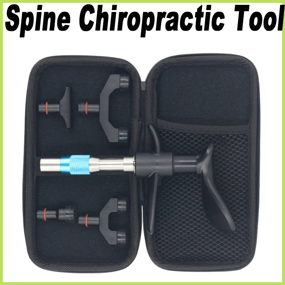 

New Chiropractic Adjusting Tool Correction Spinal 4 Head Manual Spine Massage Corrector Relax Body Health Care Massager 300N