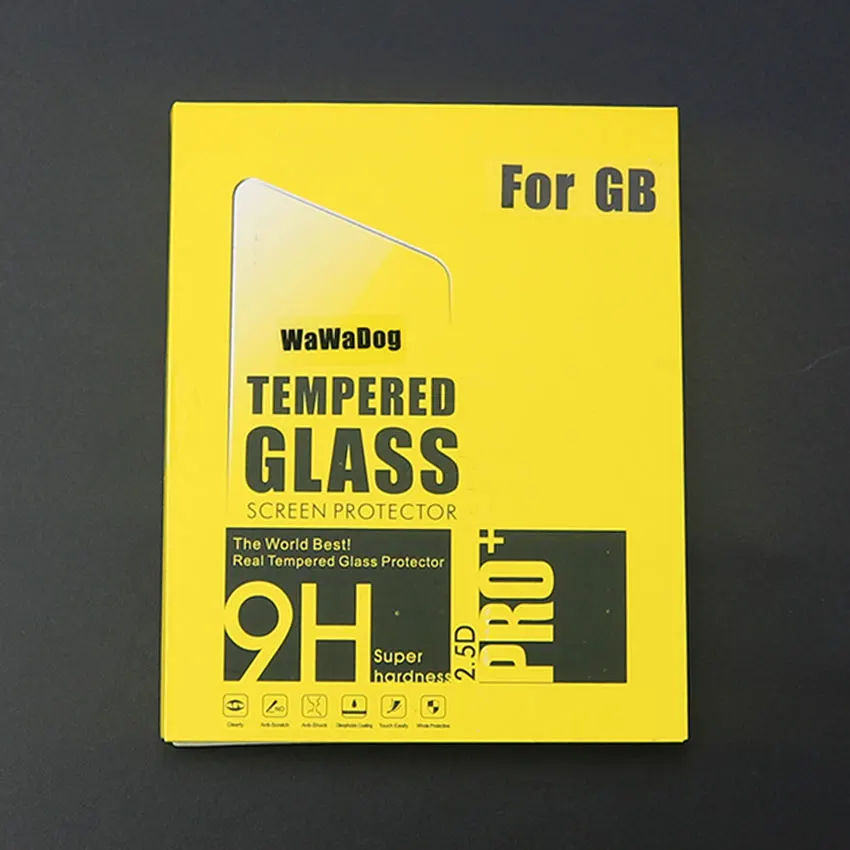 YuXi Anti Scratch Tempered Glass Gameboy Advance Color GB GBC GBA GBP GBA SP Console Screen Protector Film Guard