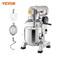 VEVORCommercial Food Mixer 10/15/20/30 Qt  with Timing Function  Stainless Steel Bowl Heavy Duty Electric Food Mixer Pizzeria 1