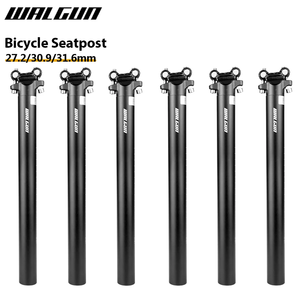 Bike Seat Post Ultralight Aluminum Alloy MTB 27.2/30.9/31.6*350mm Adjustable Rod for Road Mountain Bicycle