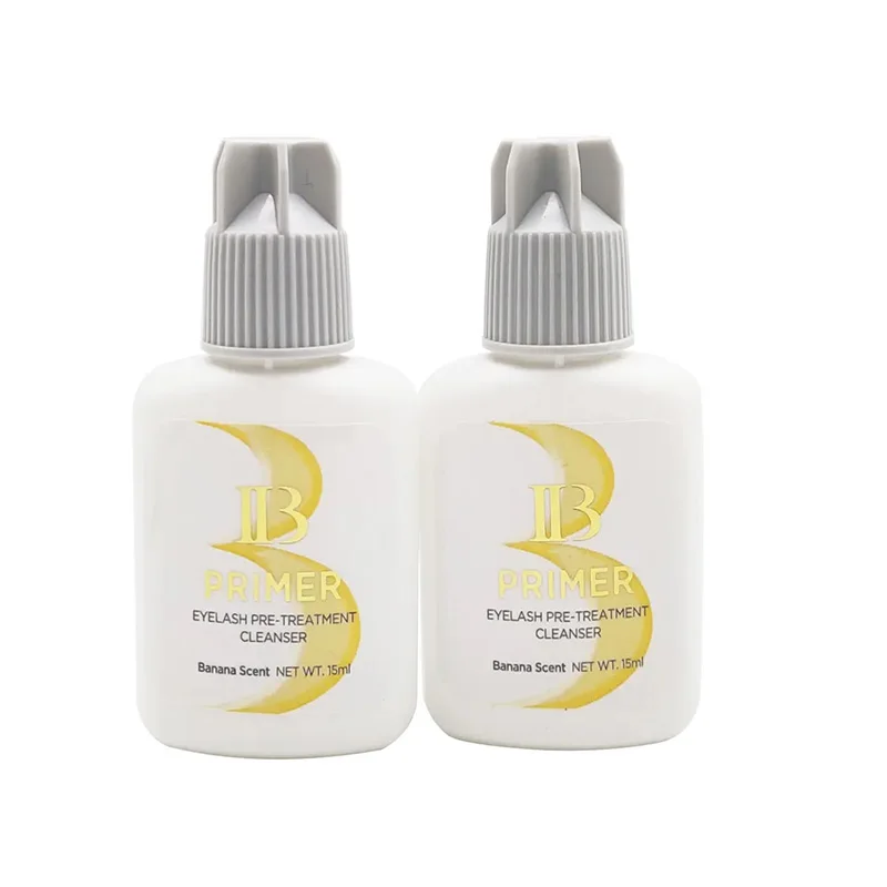 2 Bottles IB Primer Premium Gel Remover GBL Free Eyelash Extension Glue 15ml Ibeauty Super Bonder False Lash Adhesive Suppliers 3