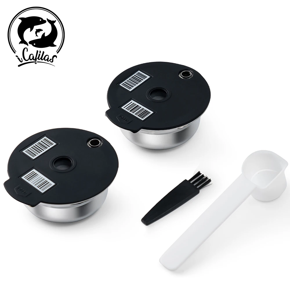 iCafilas for Bosch Tassimo Stainless Steel Coffee Capsule Pod
