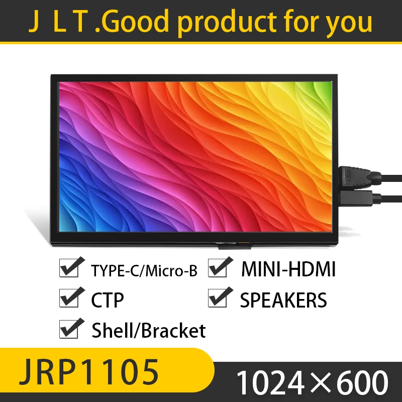 10.1inch 10inch LCD module 1024*600 IPS display raspberry pi screen with touch screen support pi3 pi4 3B orange pi banana pi - 1