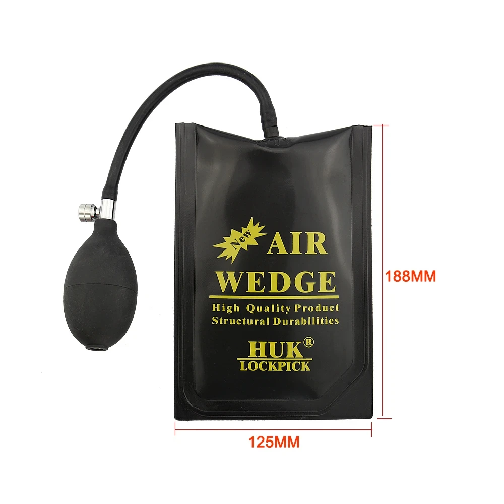 HUK Locksmiths Tools Pump Wedge Air Wedge Auto Entry Tool Airbag Open Car Door Window Lock Repair Cushioned Shim Hand Tool air pump wedges,locksmith tools,locksmith extractor tools,lock pick tools,lock pick set,lock repair tool,multi purpose tool,multipurpose tool,air wedge bag