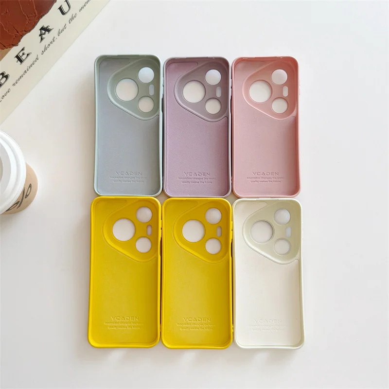 Gradient Candy Color Soft TPU Phone Case with Camera Lens Protection