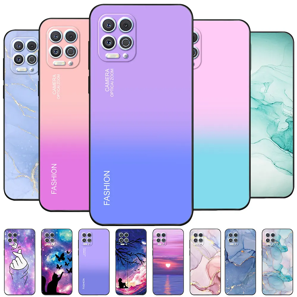 Custodia Per Moto G100 Coque Moto G200 Custodia Morbida In Silicone Per Motorola Moto G100 G 200 Fiori Cover Funda Bumper Animal Shell