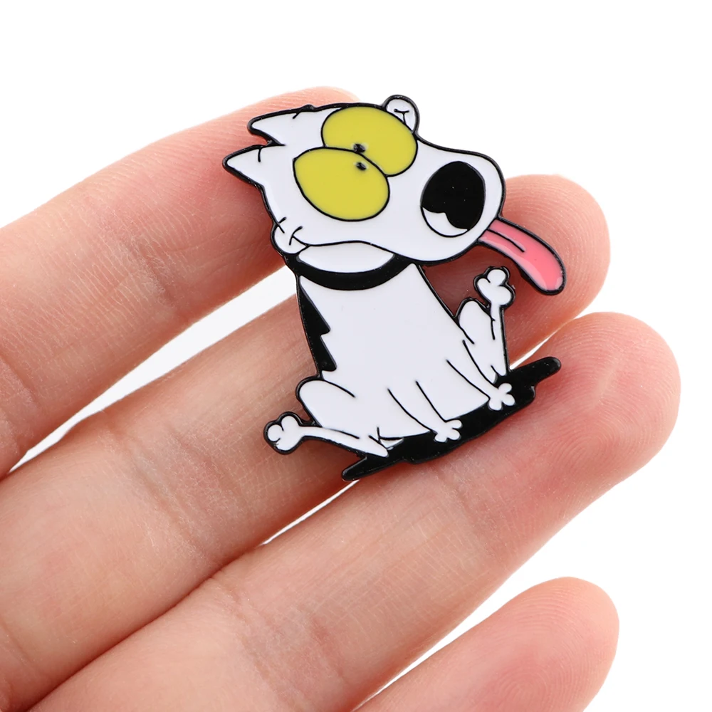Vintage Collection Anime Cartoon Dogs Enamel Pin Cute Things