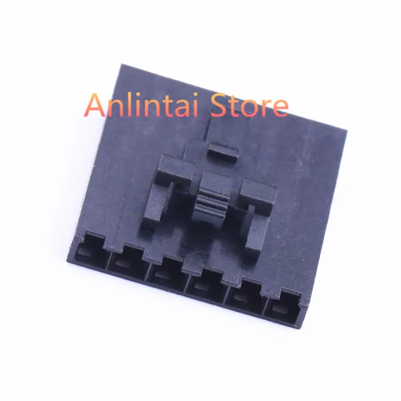 

10PCS 50579406 2.54mm 1x6P D Crimping terminal rubber shell CONN HOUSING 6POS .100 W/LATCH