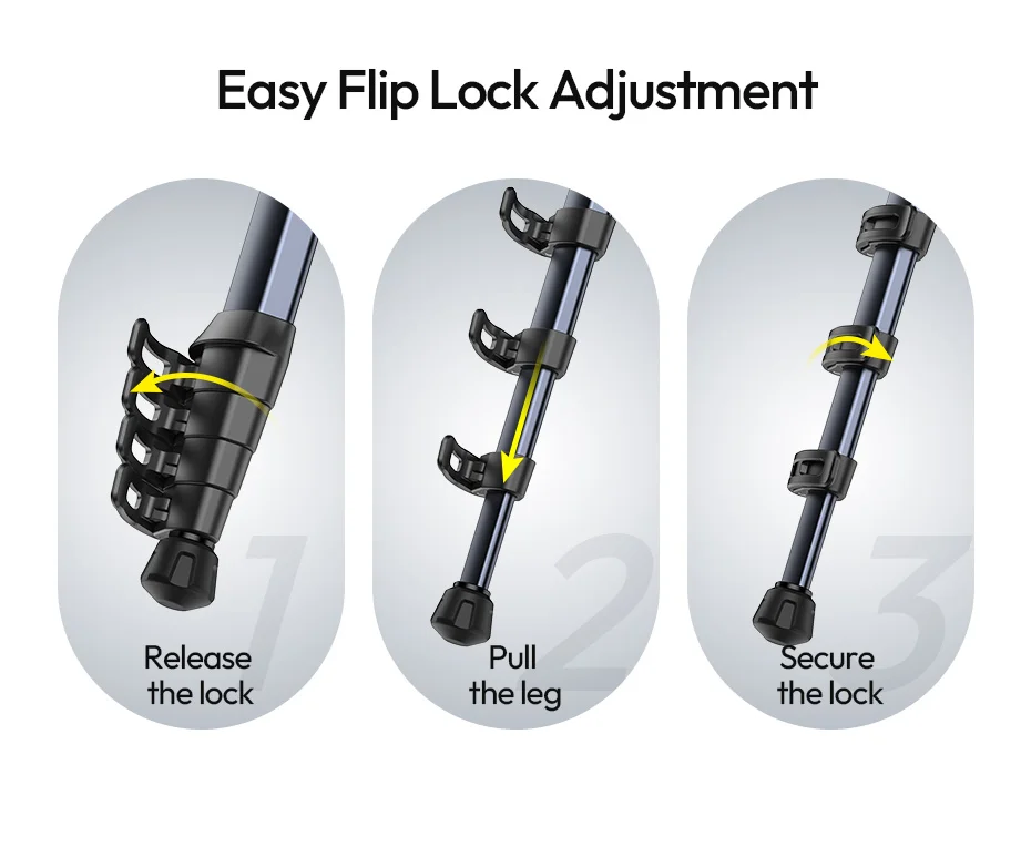 Travel Tripod Portable Metal Tripod 0.48-1.56M UKA QR Plate Tripod for Camera Sm