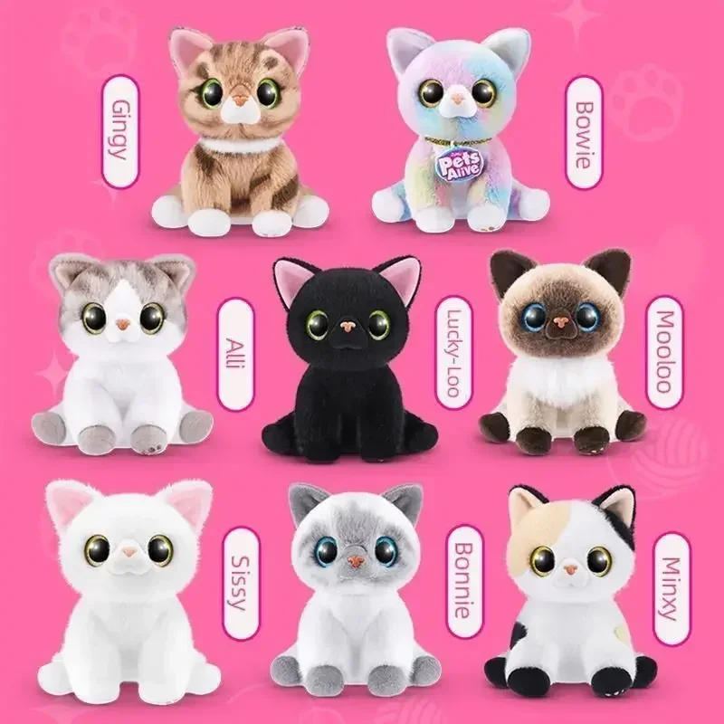 

Large Size 30cm Zuru Pater Pet 20 Sounds Wool Cat Magic Egg Poop Dog Girl Cartoon Doll Surprise Blind Box Doll Toy Gifts