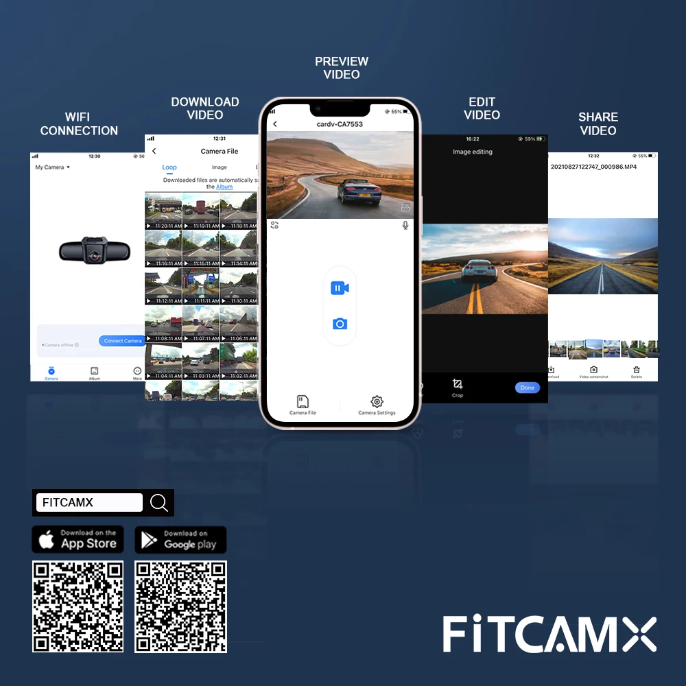     ī޶, Ư  FITCAMX  , 4K Ʈ, ǴƼ QX30 2017 2018 2019
