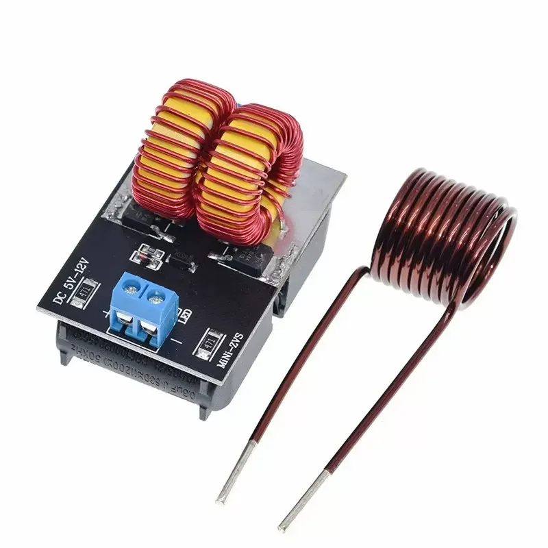 DC 5V-12V 120W Mini ZVS Induction Heating Power Module Tesla Jacobs Ladder With Heating Coil