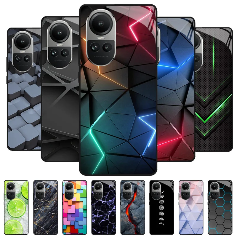 Enhanced Protective Tempered Glass Case Cover with Hard Coque Bumper