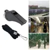 Warning Black Color Children Sports Whistle Cheerleading Tools Sports Good 4