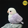 Lovebird Parrot High Fidelity Peony Parrot Plushie Budgerigar Budgie Plush Toys Lifelike Animals Simulation Stuffed Doll Toy 4