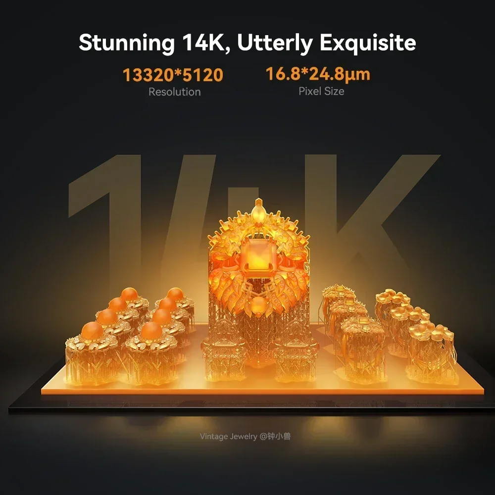 CREALITY オリジナル HALOT-MAGE S 樹脂 3D プリンタ 14K 13320*5120px