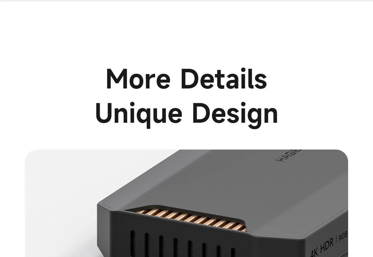 Hagibis Professional Video Capture Card 4K60 HDR
