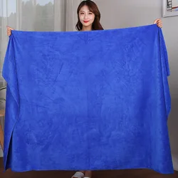 Premium Microfiber Bath Towels - Ultra - Soft, Highly Absorbent & Quick - Drying - 35x75cm Handkerchief (Blue)