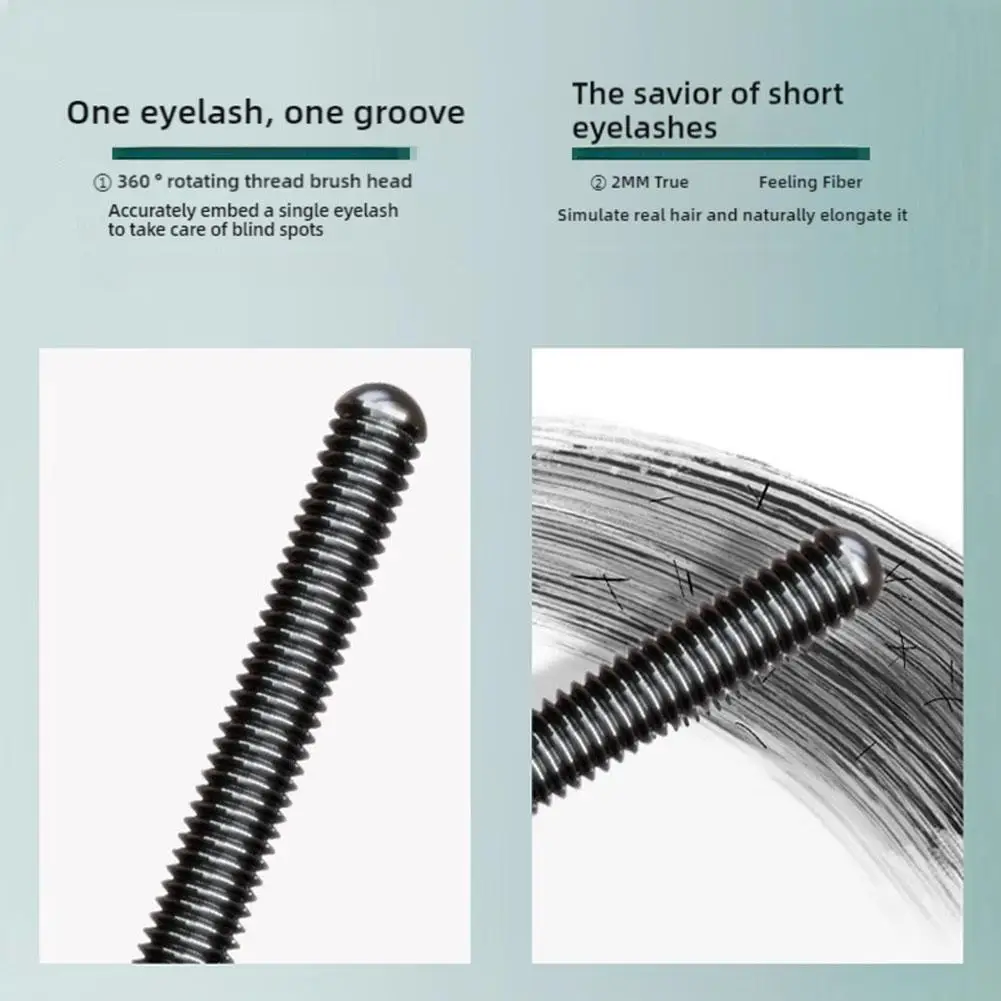 Waterproof Metal Iron Mascara For Long Curling Eyelash Extensions_voghion.com