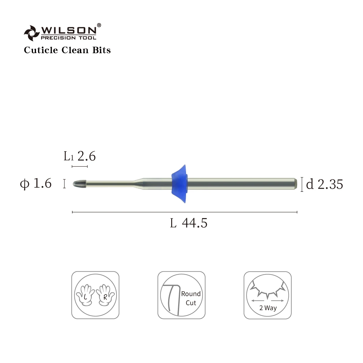 Рисунок 3 - Фрезы для удаления кутикулы