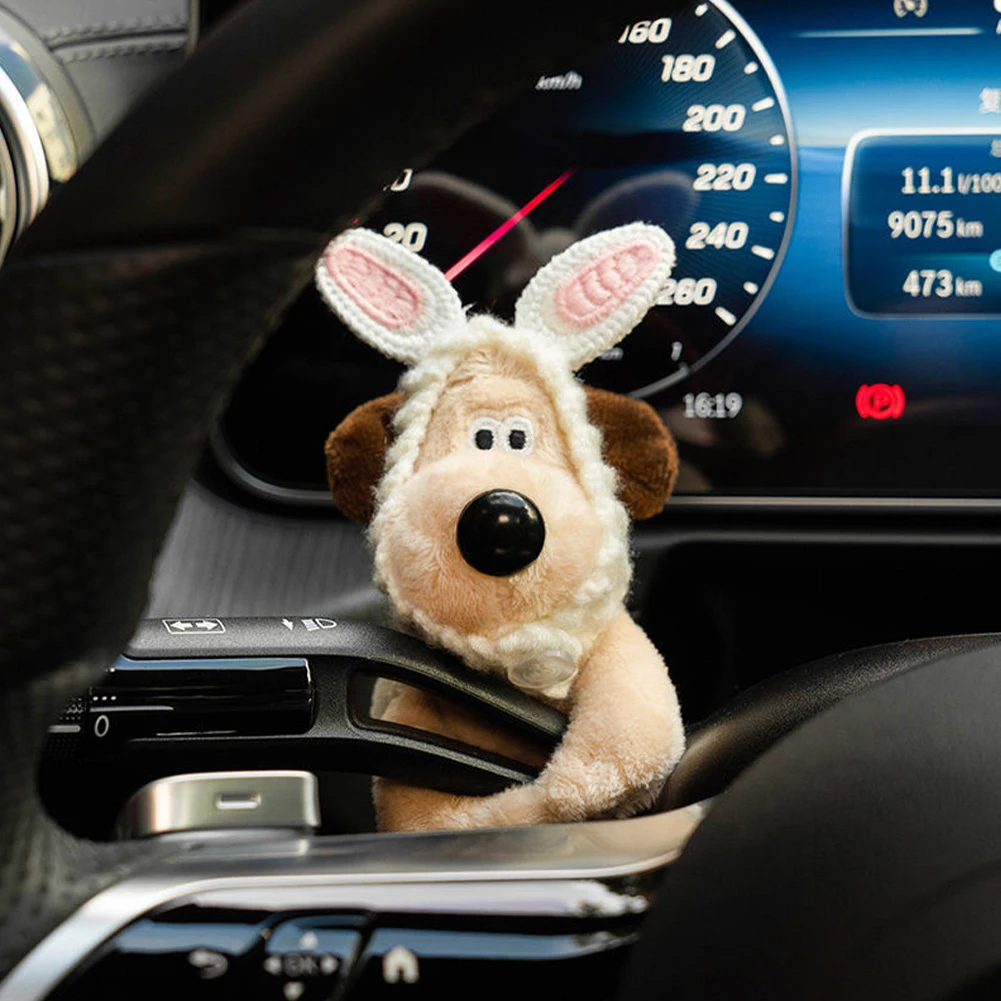 Ornamenti per bambole in peluche per auto Simpatico bowknot