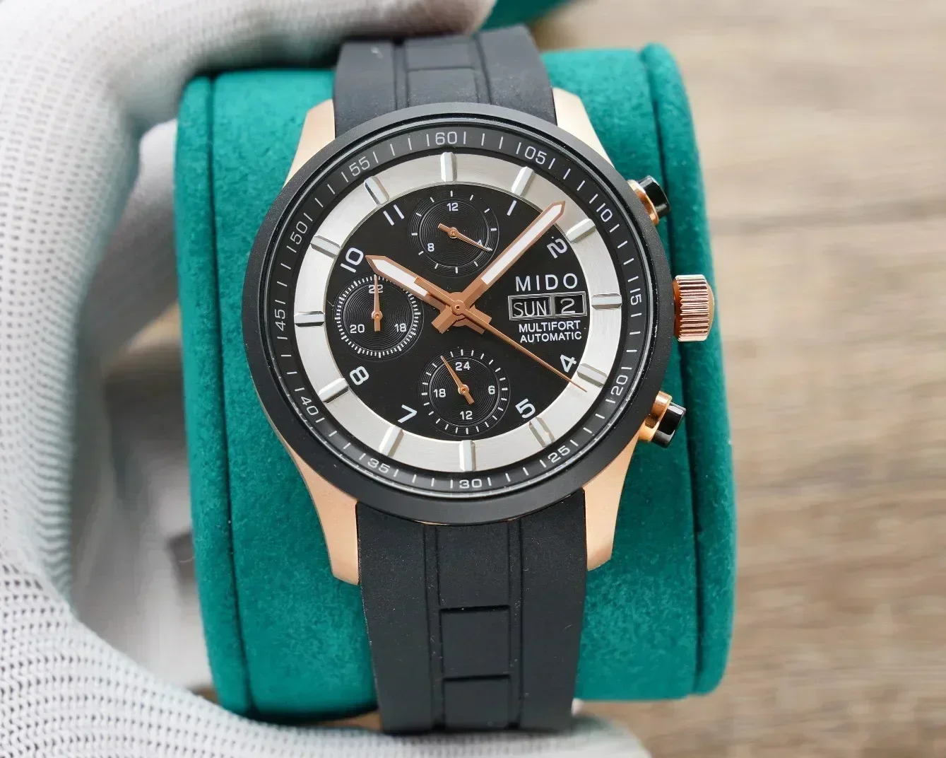 

Модные мужские часы, автоматические механические наручные часы MIDO Design Super Ocean, белые, синие, высокое качество 904L, нержавеющая сталь AAA