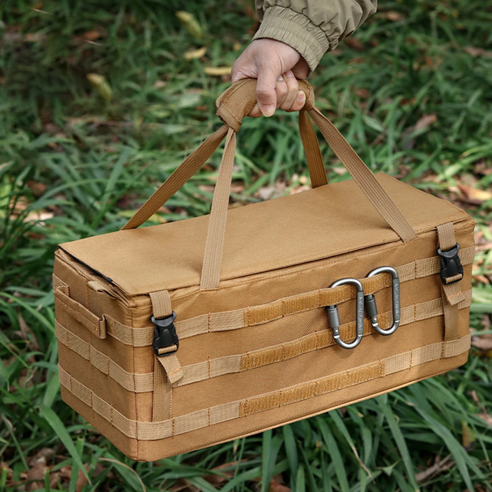 Outdoor Camping Tools Storage Bag Large Capacity Cylinder Tent Stake Bag Waterproof Hiking Tent Peg Ground Nail Holder Bag 4