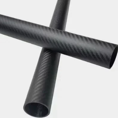 4pcs Length 600mm Carbon Fiber Tube High Composite Hardness Material 3K Twill Matte for Plant Protection Aircraft customizable