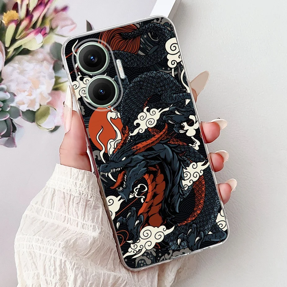 Stylish Painted Soft Silicone Case - Fashionable Protective Cover