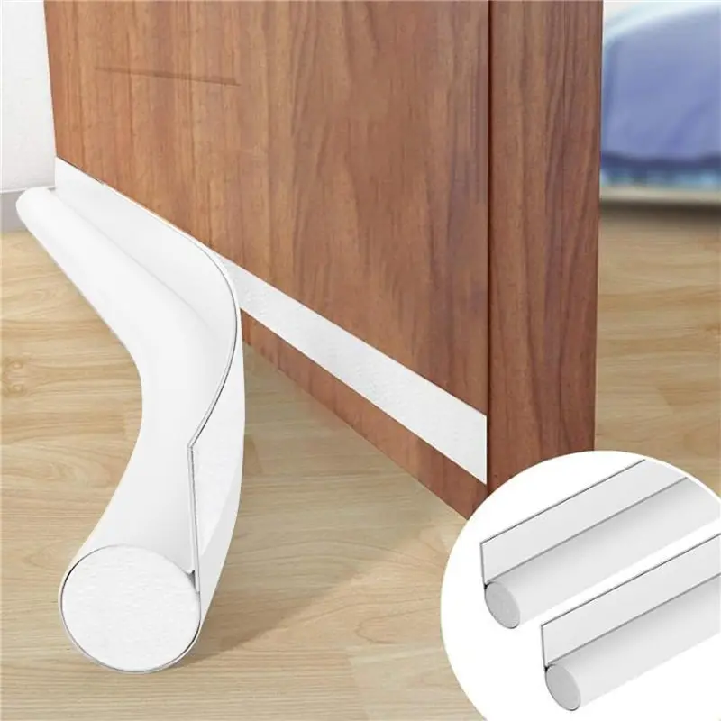 Door Seal Strip Windproof Soundproof Door Sweep Draft Stopper Cuttable Foldable Self Adhesive Acoustic Foam