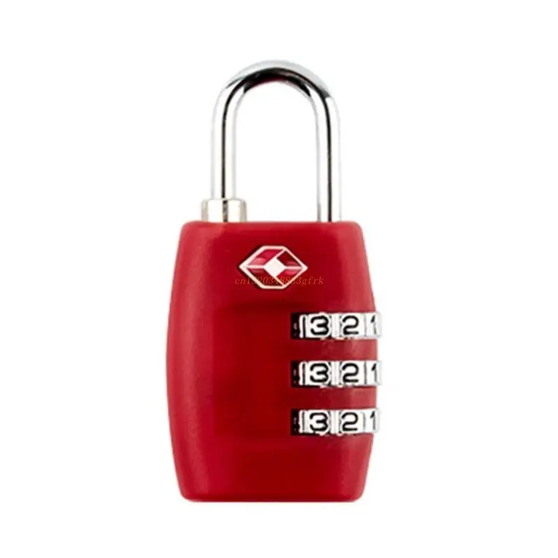 2 piezas] Candados de equipaje TSA, candado de seguridad de 3 dígitos,  candados de combinación, candado de código para maletas, bolsas de  equipaje, etc. (rojo) JFHHH pequeña