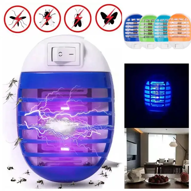 Mini Elektromos Szúnyoggyilkos Lámpa Kártevőirtó Led -Lámpa Csapdabug Zapper Az Anti Szúnyog -Rovarriasztó Gyilkos Dropsh U5R0