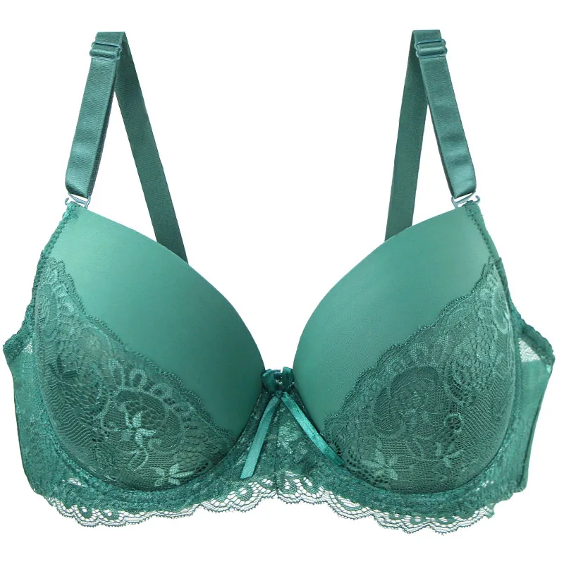 Nouvell Seamless Sexy Lace Bras For Women Push Up Purple Black Red Beige Green White BCDE Cup Undrwear Plus Size Linger 5