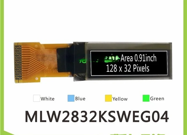

0,91 дюймовый 12832 Графический точечный матричный OLED-экран 128X32 OLED-модуль