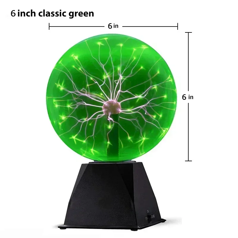 6 inch Green EU plug