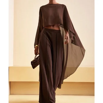 Sheer Poncho Top for Women Asymmetrical Mesh Shawl Wraps See Through Chiffon Capelet Evening Dress Wedding Cover Up 1