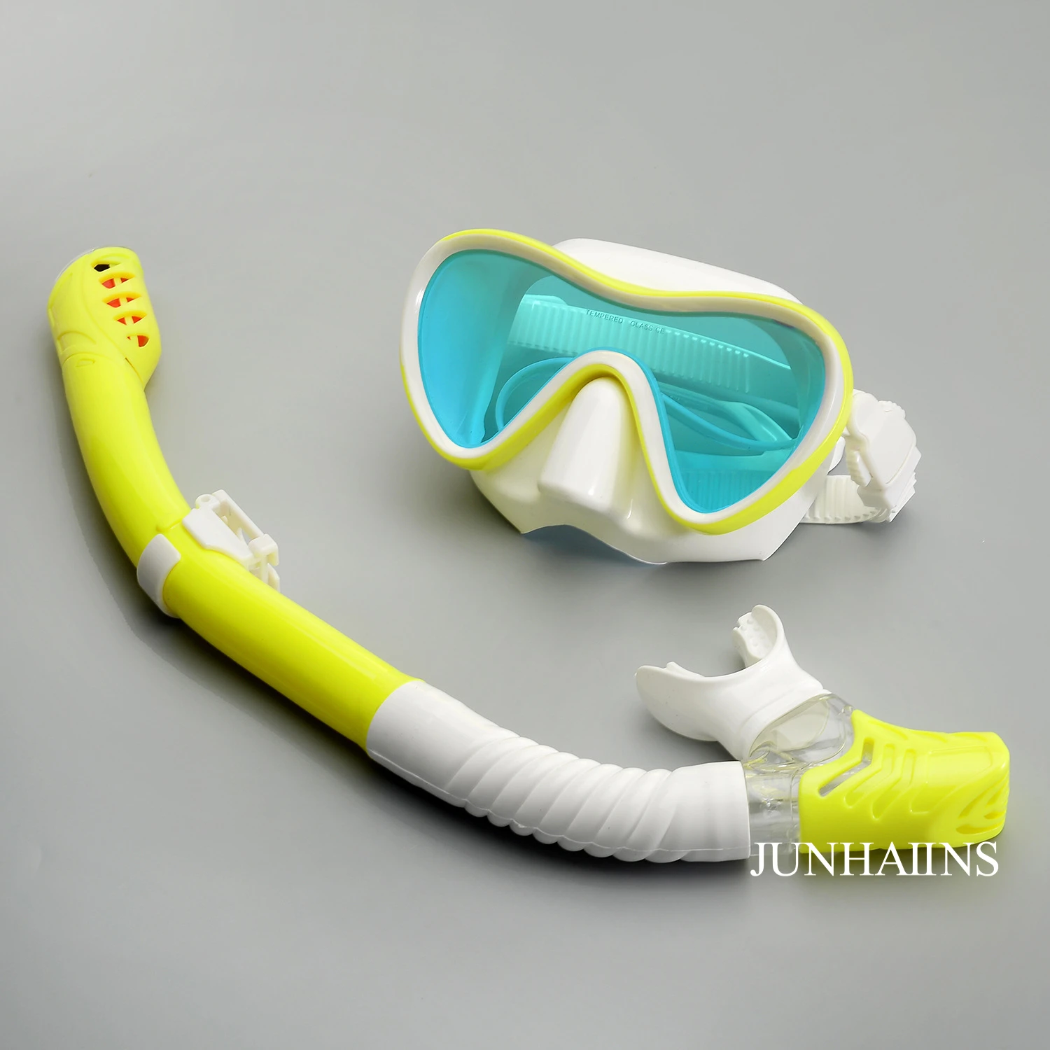 Professional Silicone Scuba Diving Mask Breathing tube Anti Fog Tempered Glass Swimming Snorke Set for Water Sport