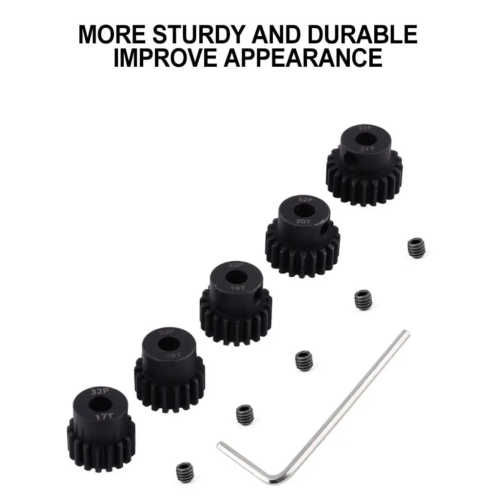 

RCGOFOLLOW Aluminum Alloy Hardened Gear RC Upgrade Part Rc Gear For 1/8 1/10 1/18 Rc Gear SLASH 2WD RC Car Part