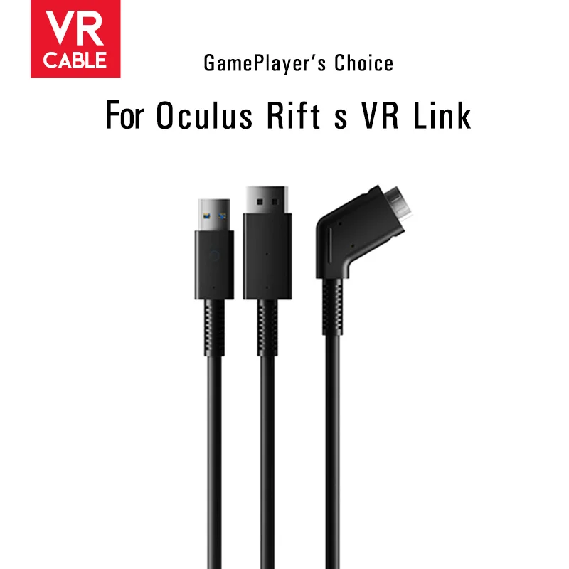 For Oculus Rift S Vr Link Cable 5m 16ft Game Connector Extension Dp Usb Professional Vr Highspeed Wire - Vr/ar Glasses Accessories AliExpress