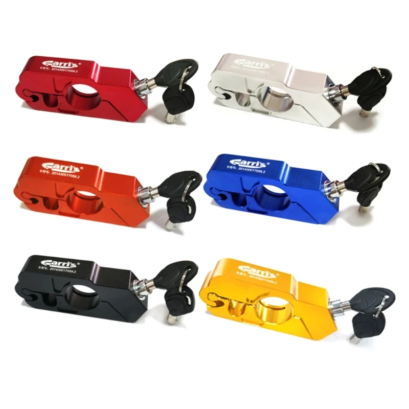 

Motorcycle Lock Anti Theft Handlebar Grips Motorbike Lock Easy Installation