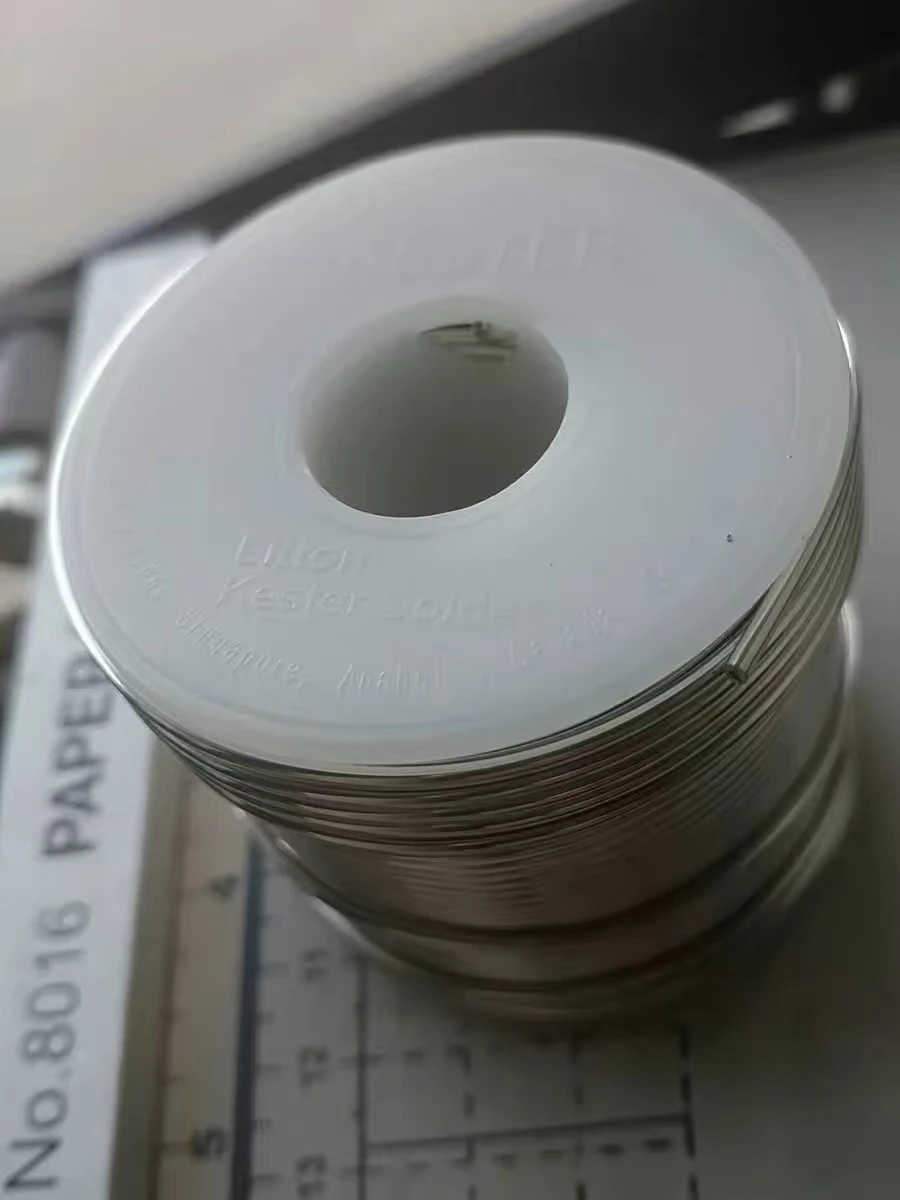 미국산 케스터 고순도 은납땜선 96.5Sn 3.5Ag 와이어 직경 1.6mm 무연 납땜선