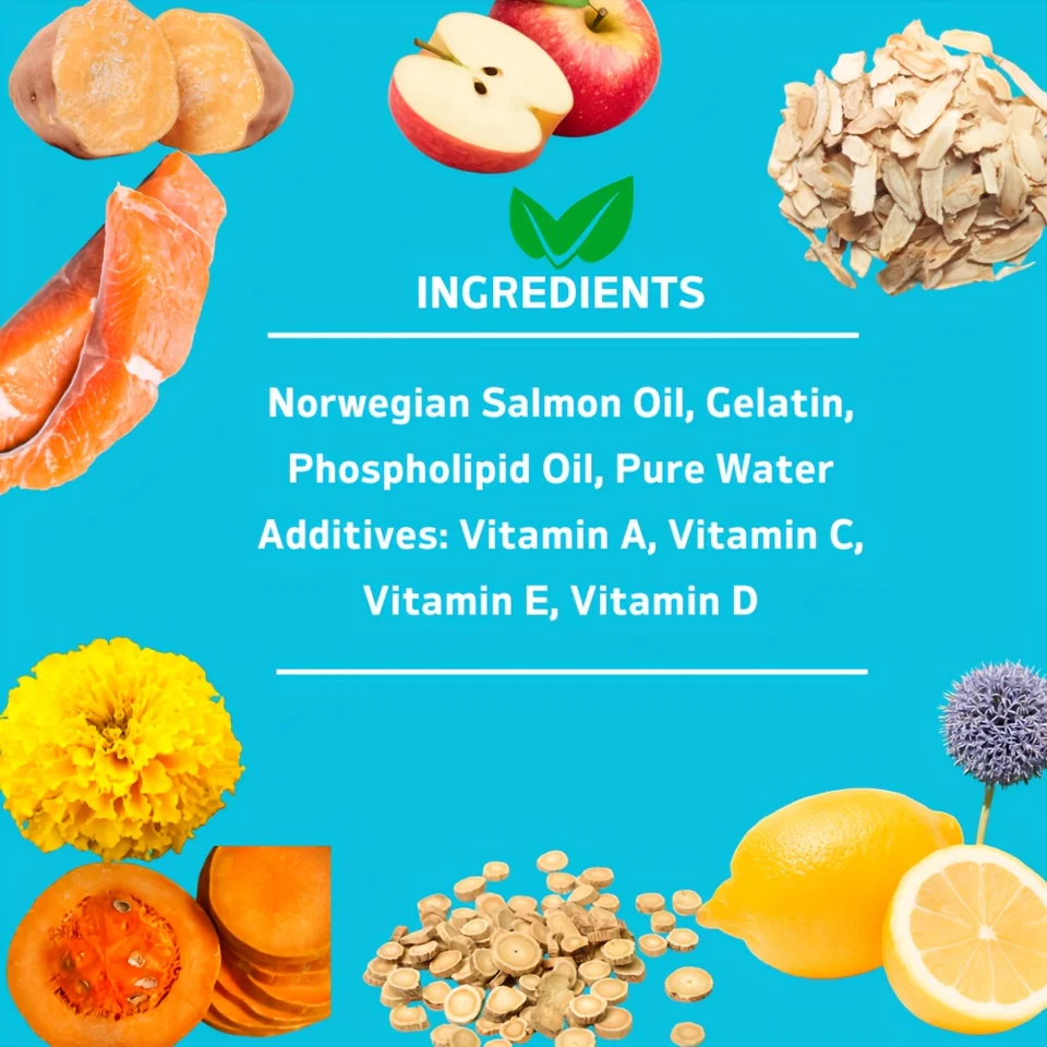Omega 3 Fish Oil Capsules for Dogs and Cats